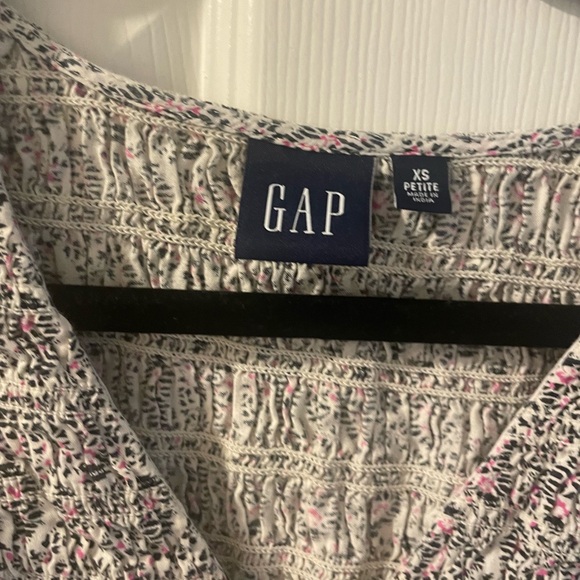 GAP Paisley Maxi Dress in Cream and Gray - Picture 2 of 4